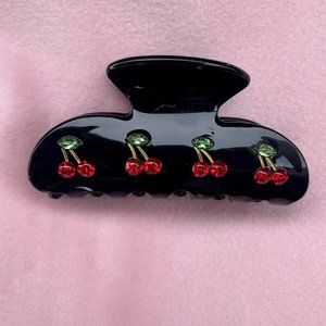 Black Cherry Hair Clip